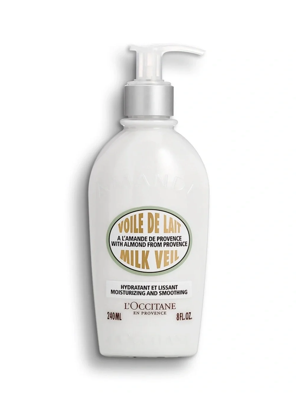 L'OCCITANE Almond Milk Veil Moisturizing Body Milk - White & Gold Accent